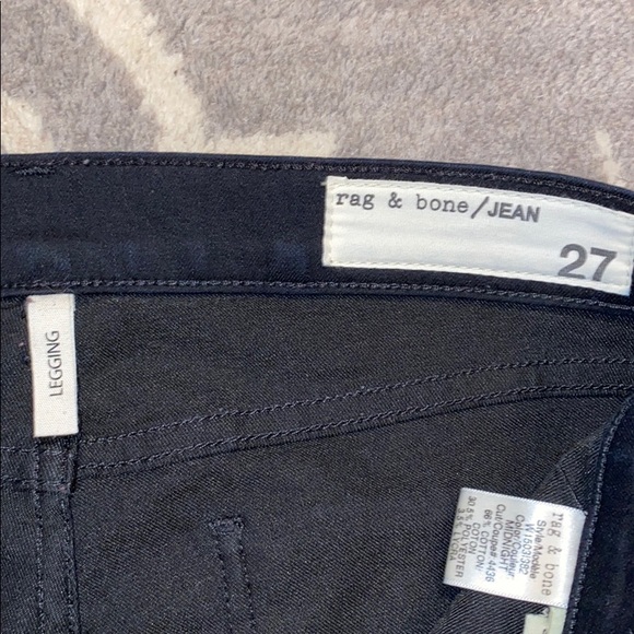 Rag & Bone ‘The Legging’ Stretch Denim Leggings - Picture 3 of 8